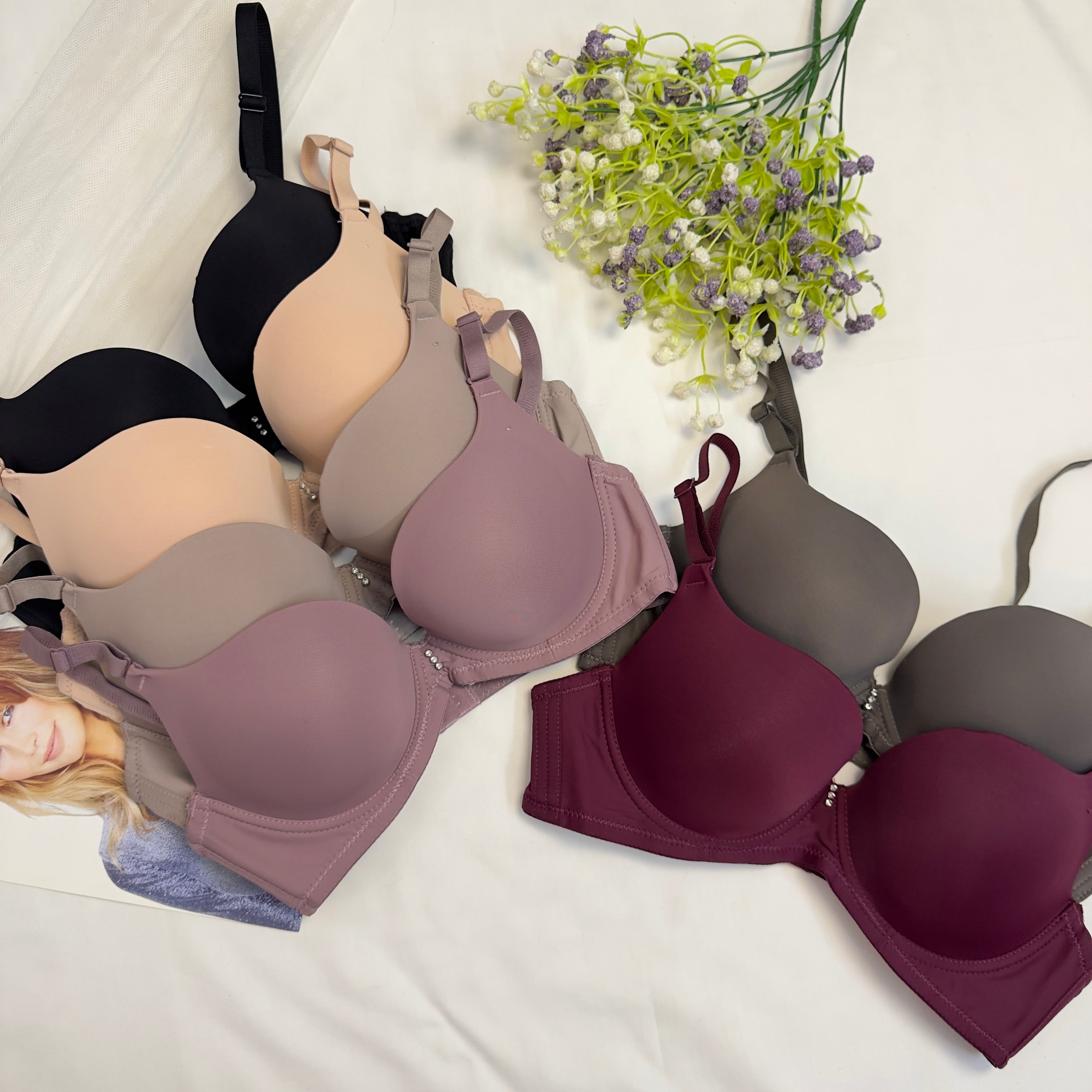 Push Up Demi Cup Bra(Wired)