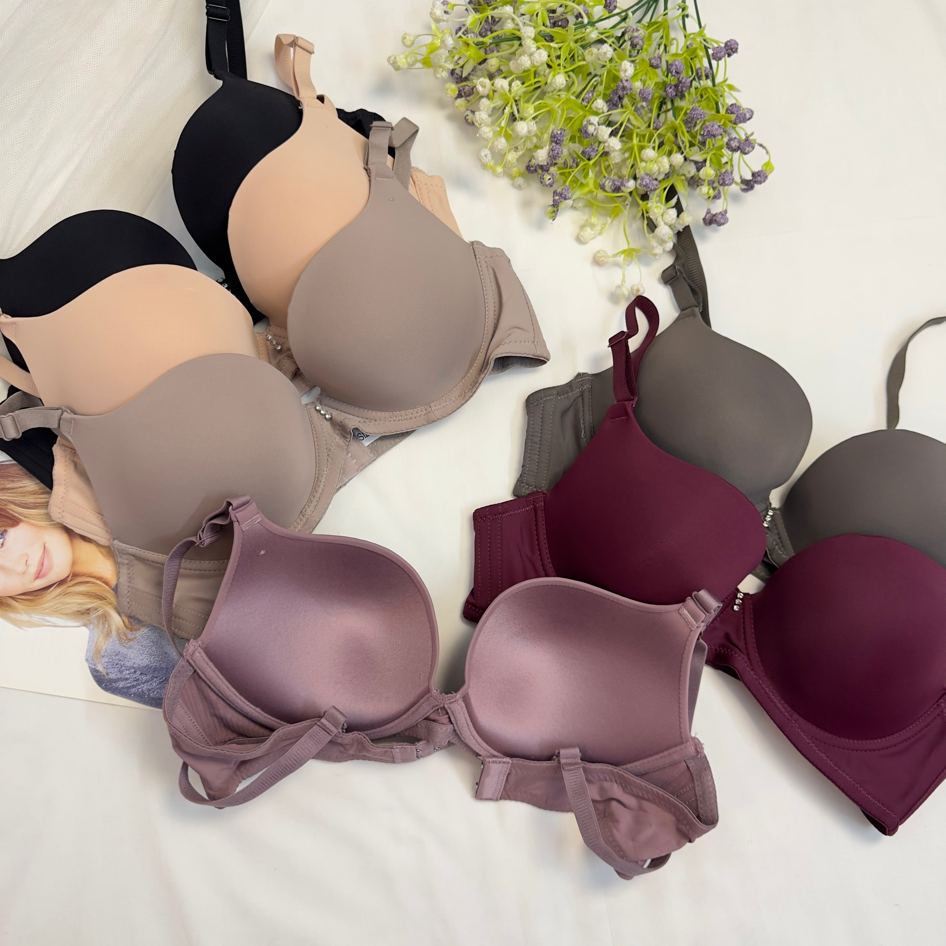 Push Up Demi Cup Bra(Wired)