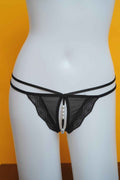 Feminique Lace women's Erotic Panties with Pearl