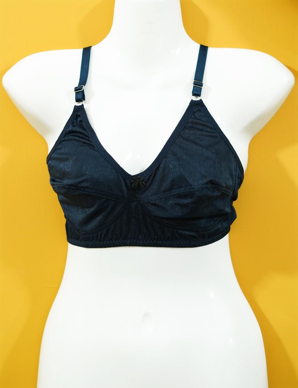 Silk Floral Non Padded Bra