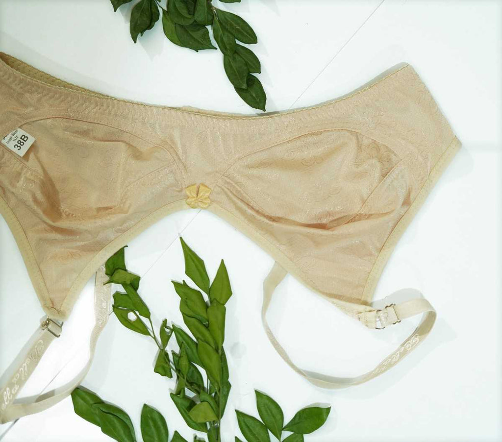 Silk Floral Non Padded Bra