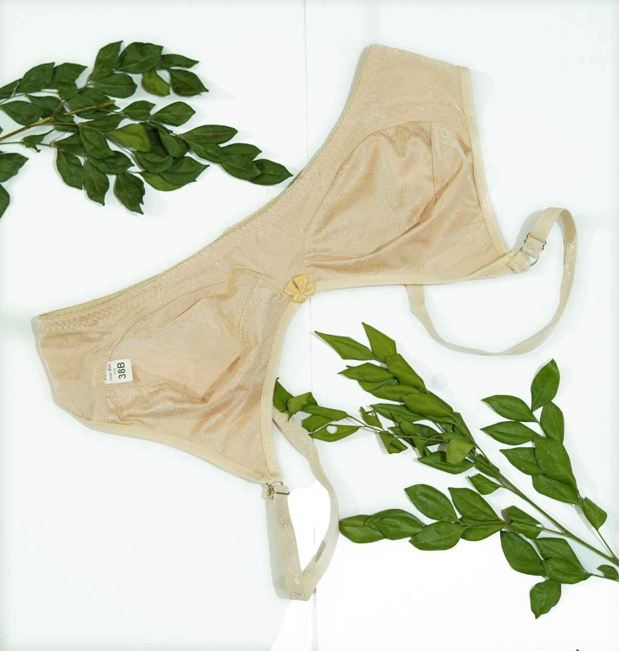 Silk Floral Non Padded Bra