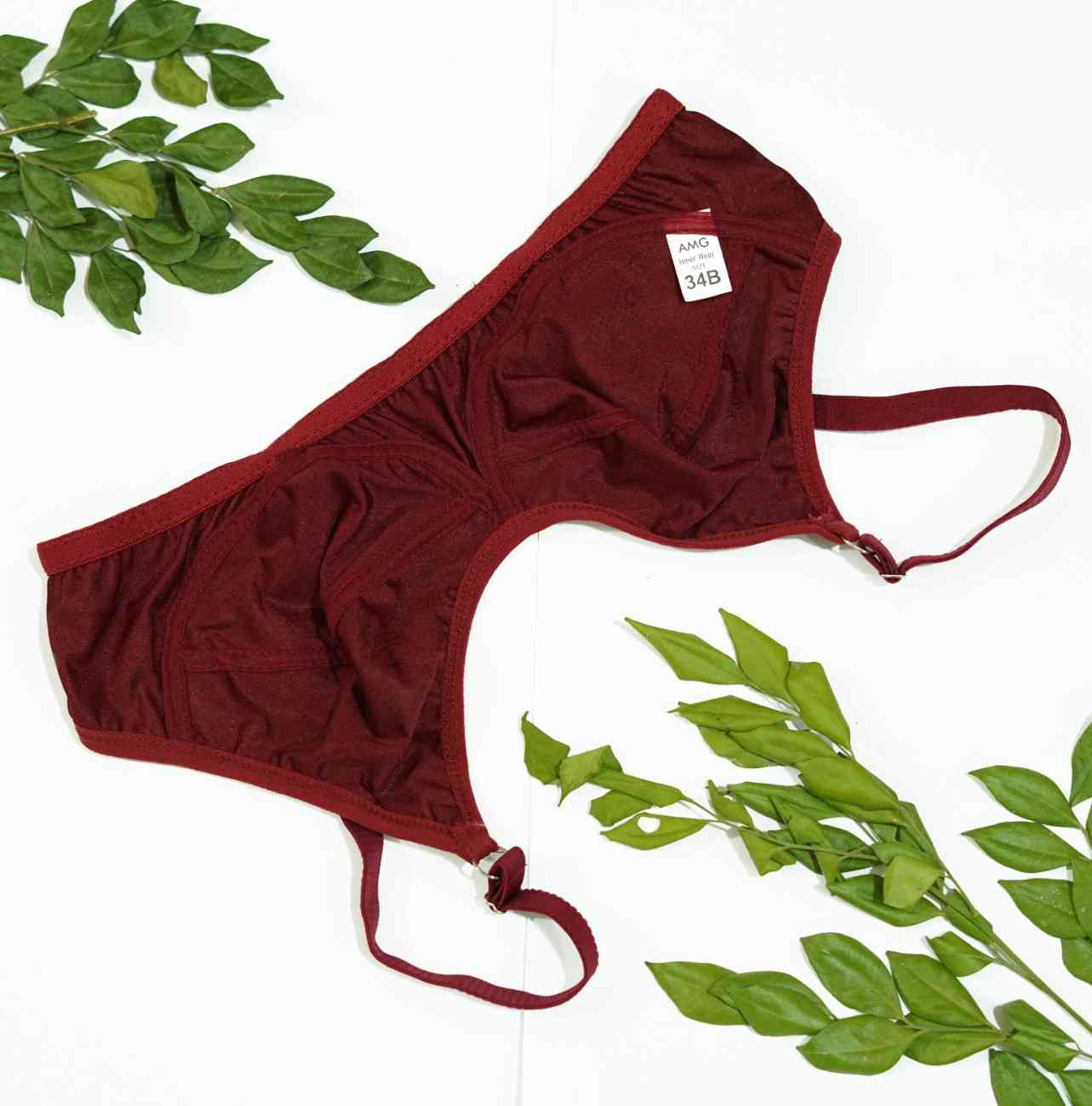 Silk Floral Non Padded Bra