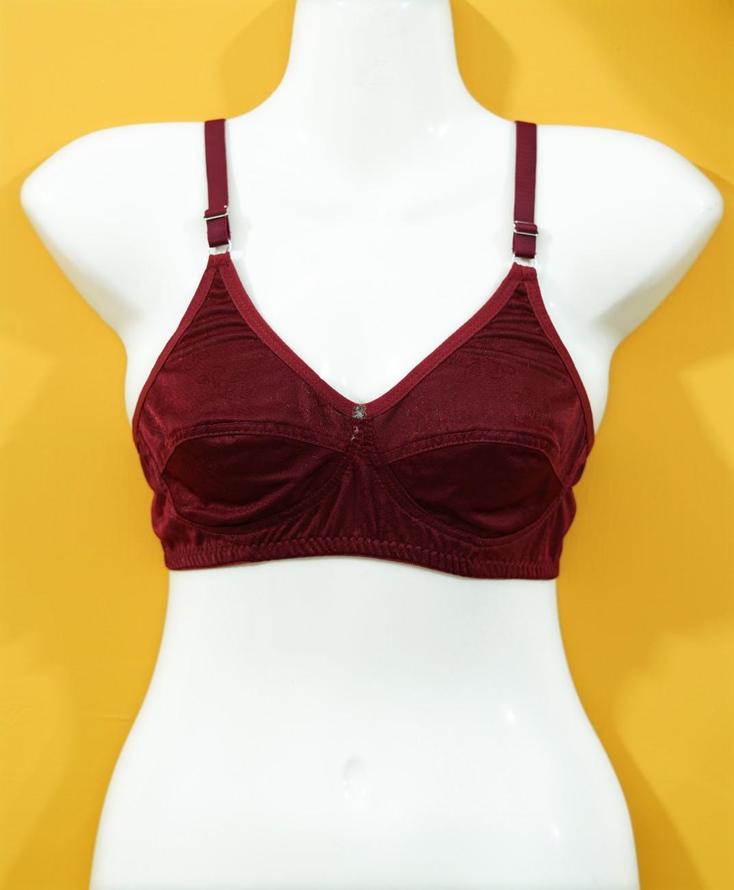 Silk Floral Non Padded Bra