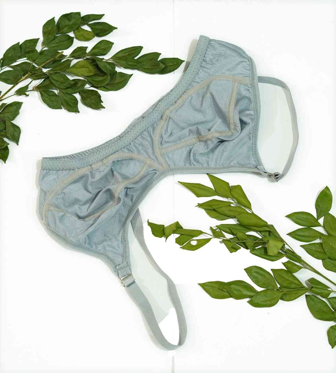 Silk Floral Non Padded Bra