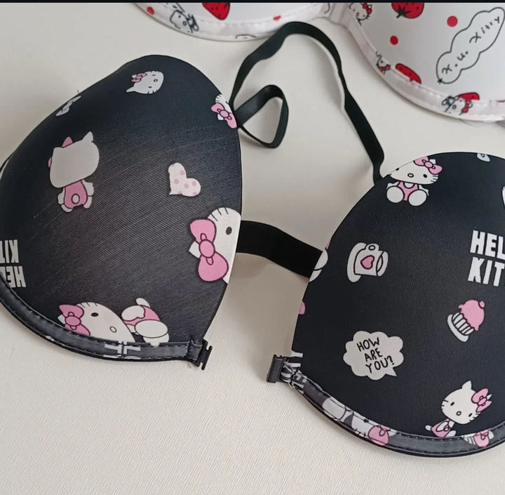 Kitty Printed Bra 💕