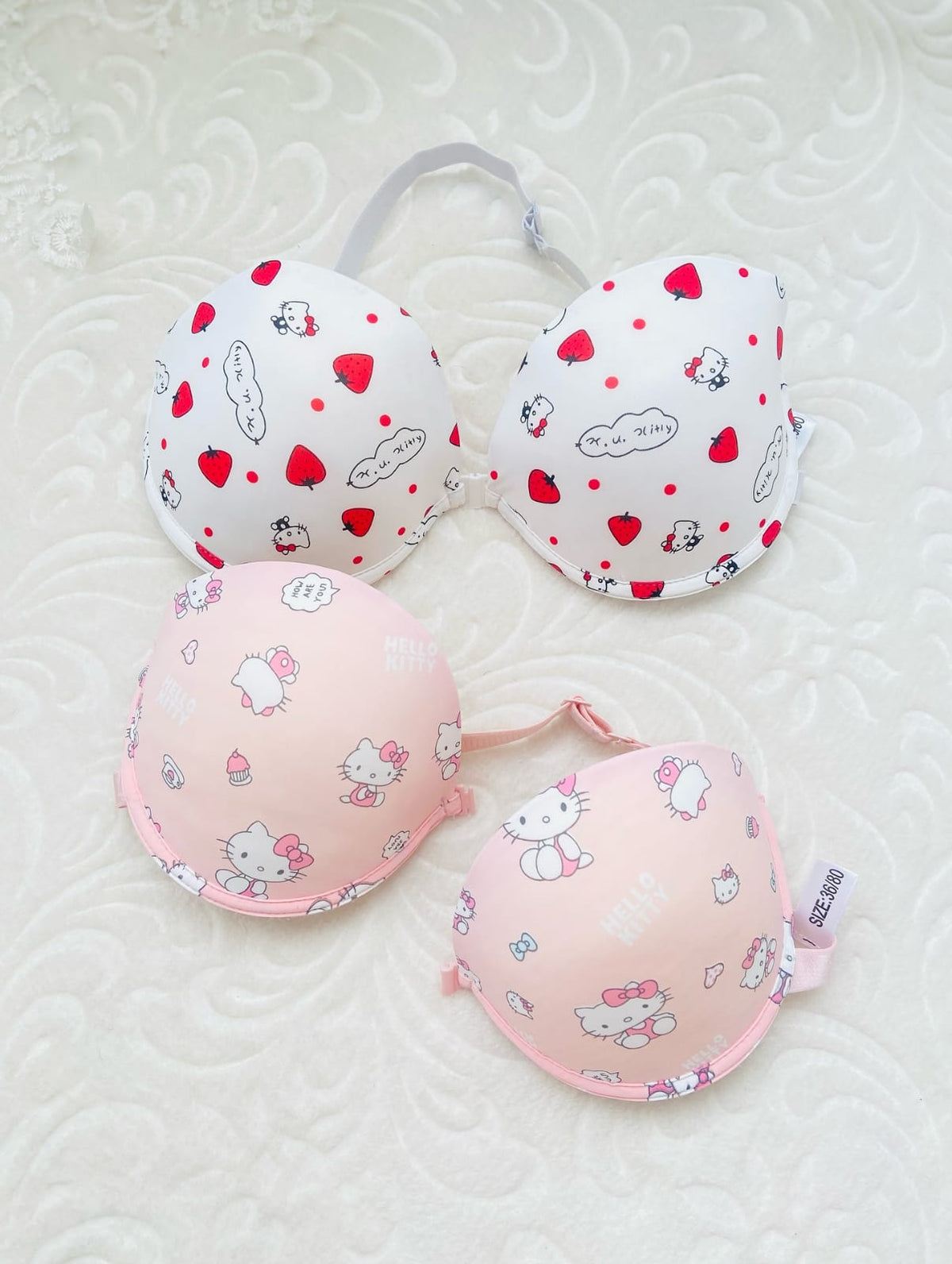 Kitty Printed Bra 💕