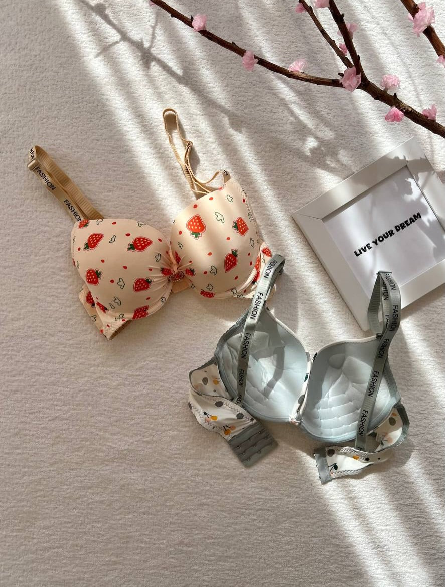 Women’s Printed Comfort Bra – Soft & Stylish Everyday Bra