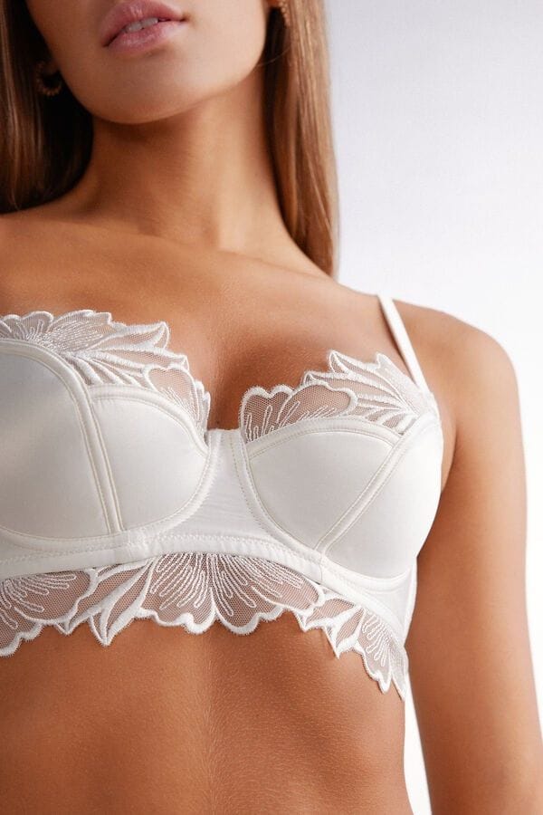 Floral Lace Padded Bra