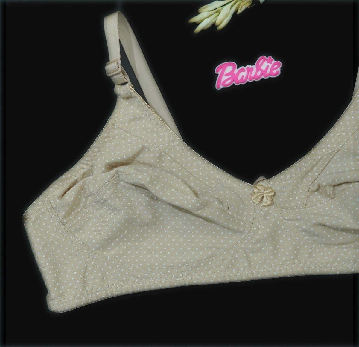 Dotted Wireless Bunyan bra
