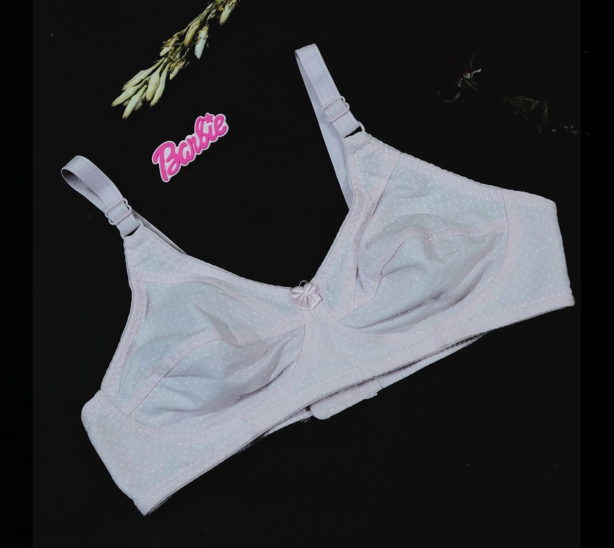 Dotted Wireless Bunyan bra