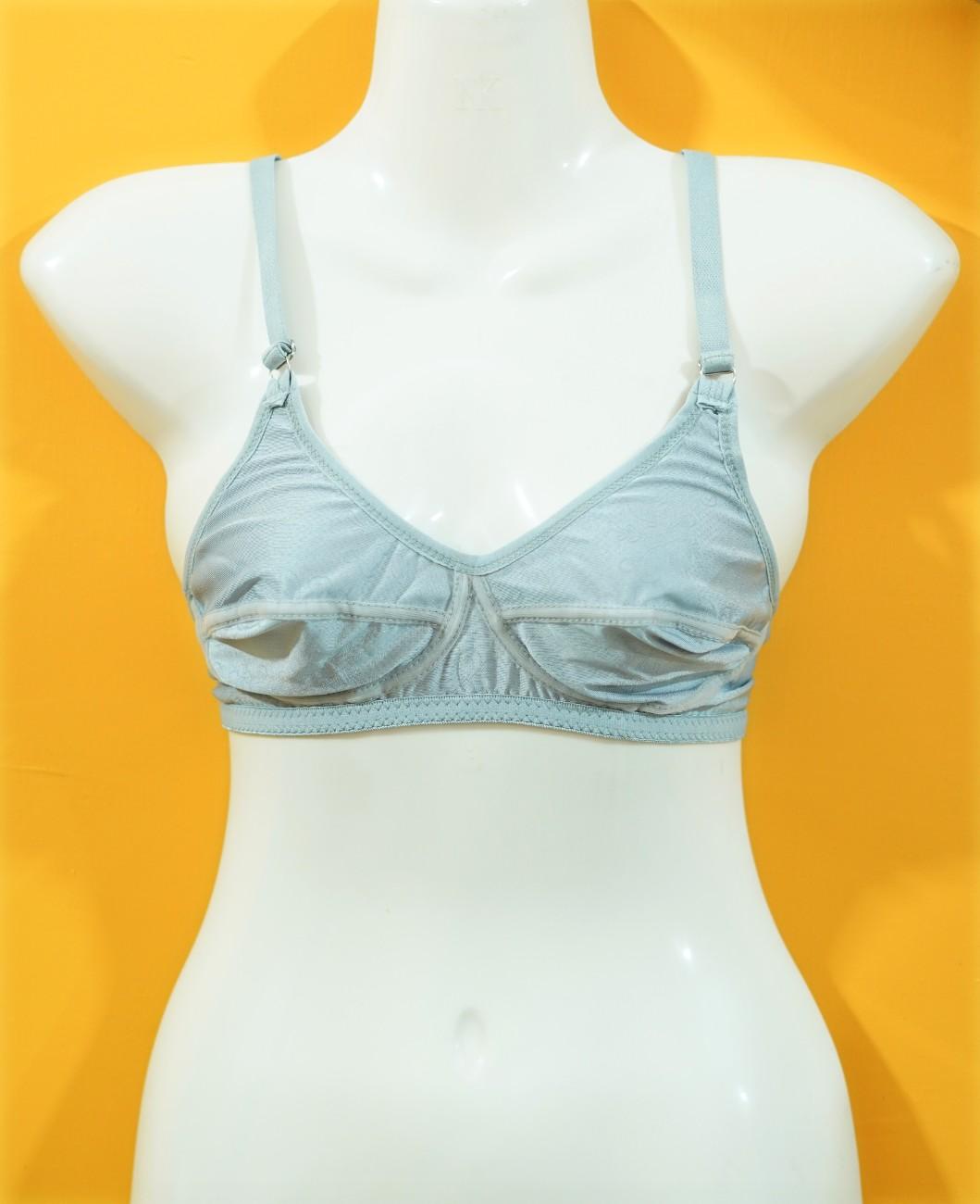 Silk Floral Non Padded Bra