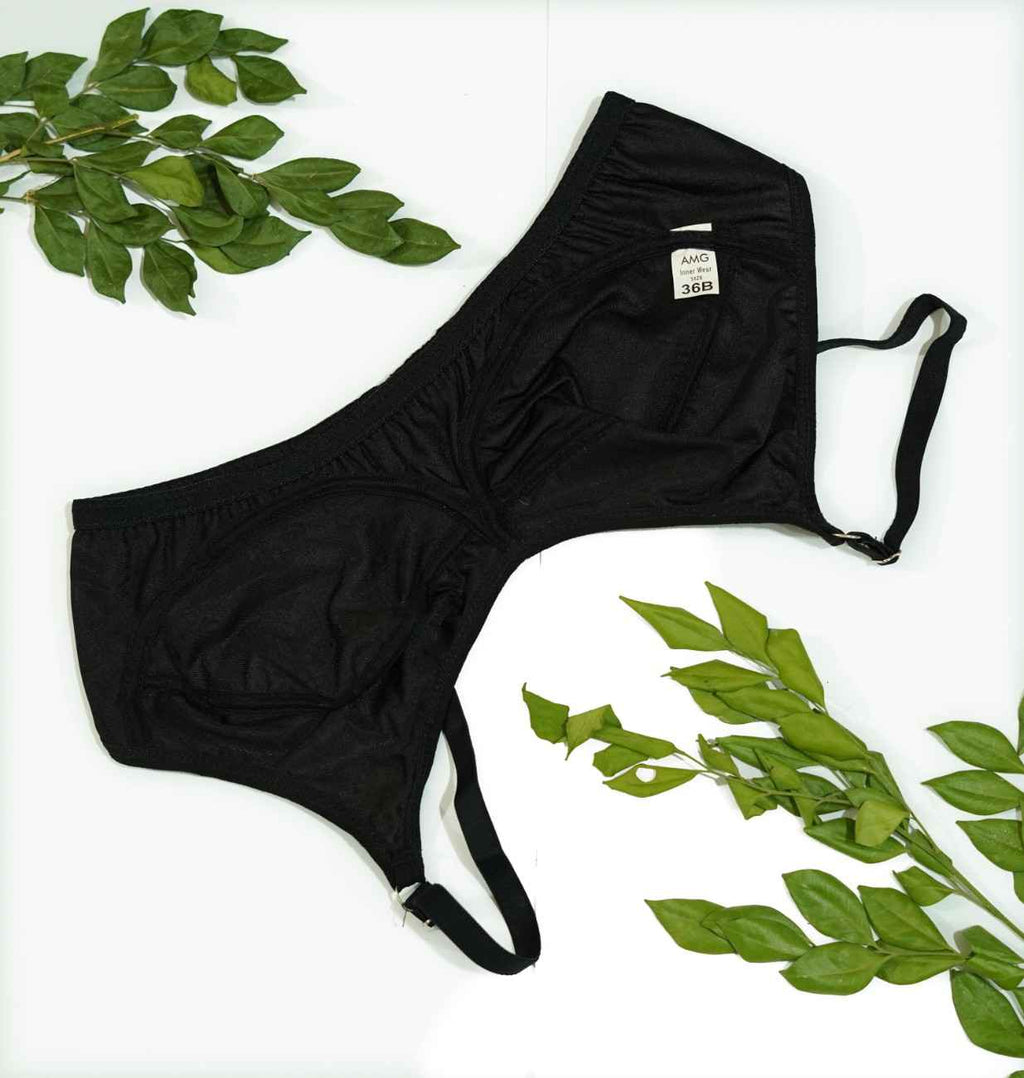 Silk Floral Non Padded Bra