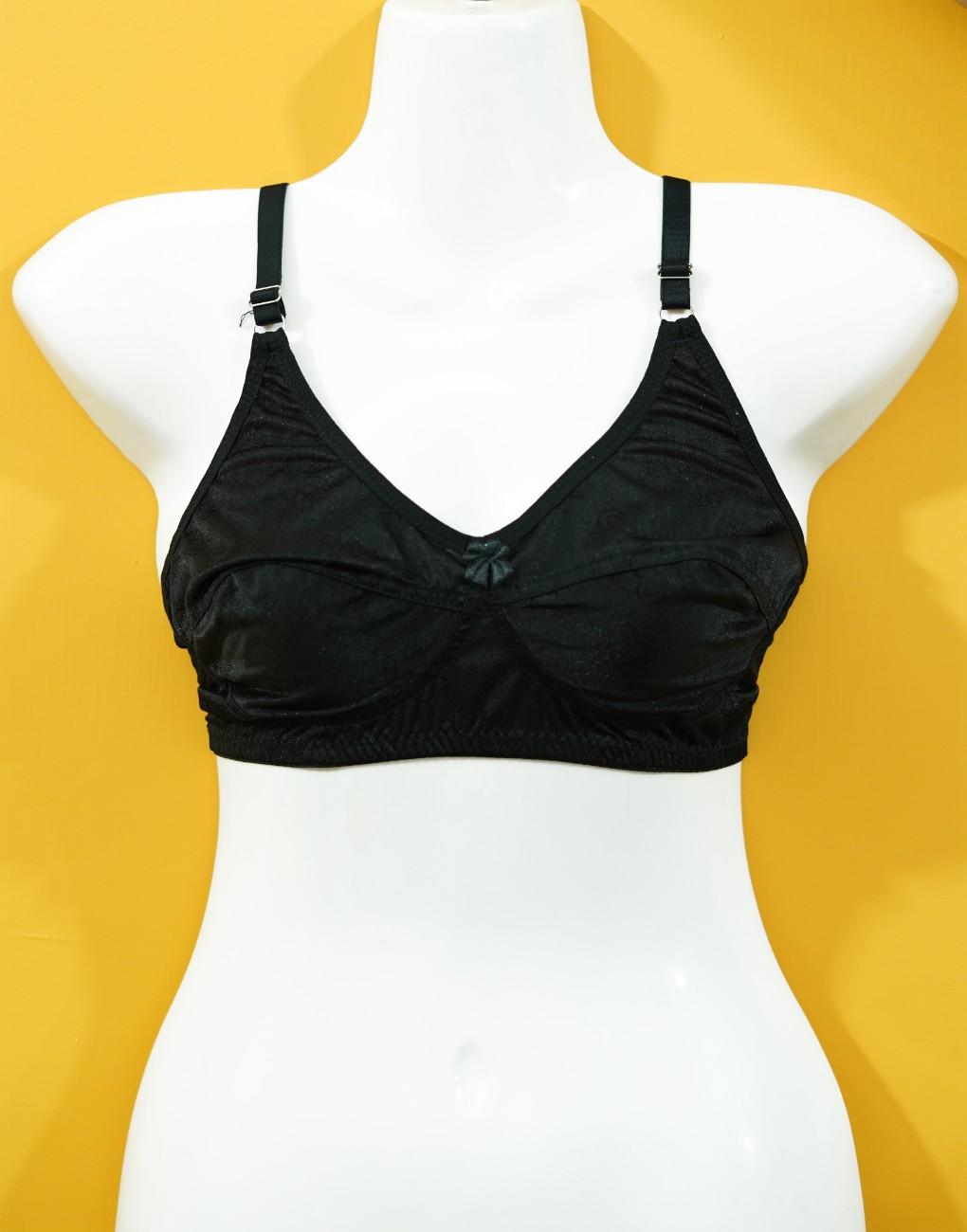 Silk Floral Non Padded Bra