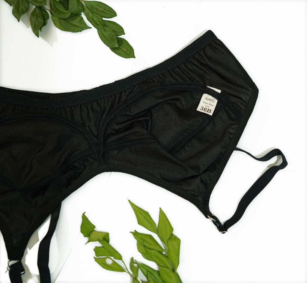 Silk Floral Non Padded Bra