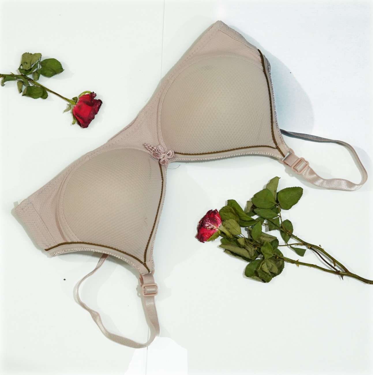 Dotted Comfy Soft Padded Bra