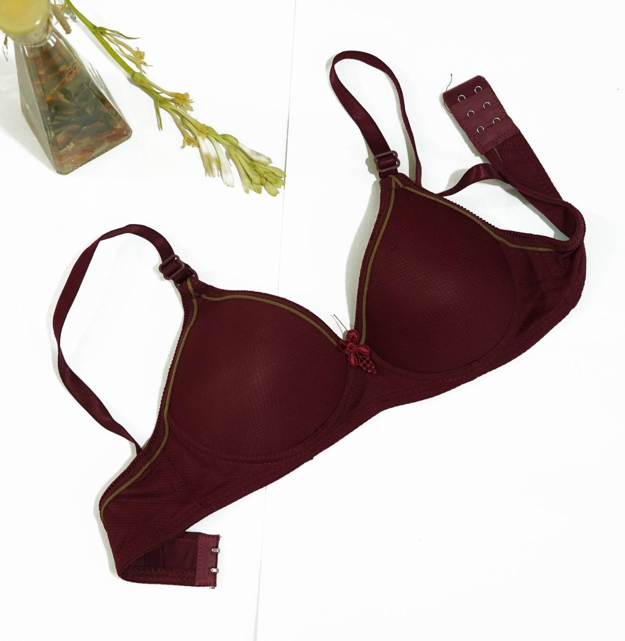 Dotted Comfy Soft Padded Bra