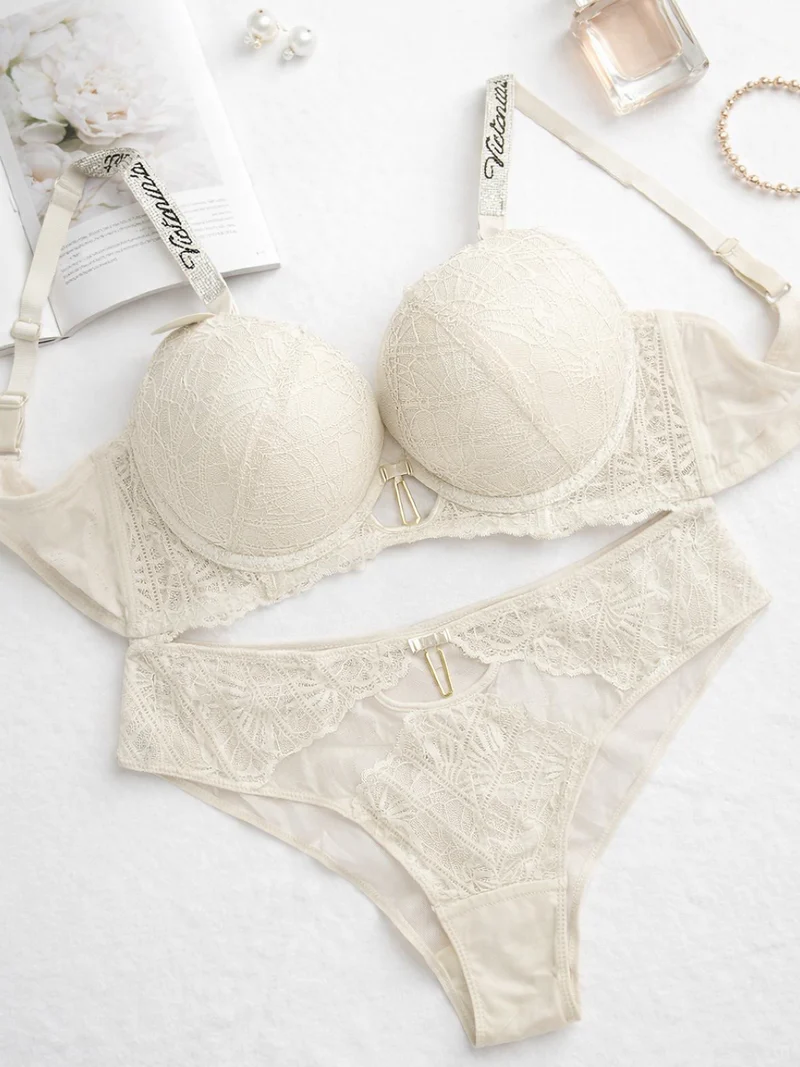 Intimate Elite Thin Padded Bra Underwear Set