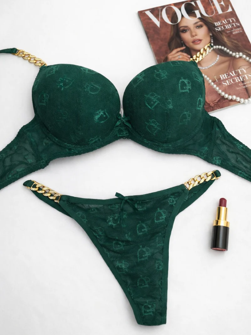 Intimate Elite Thin Padded Bra Underwear Set