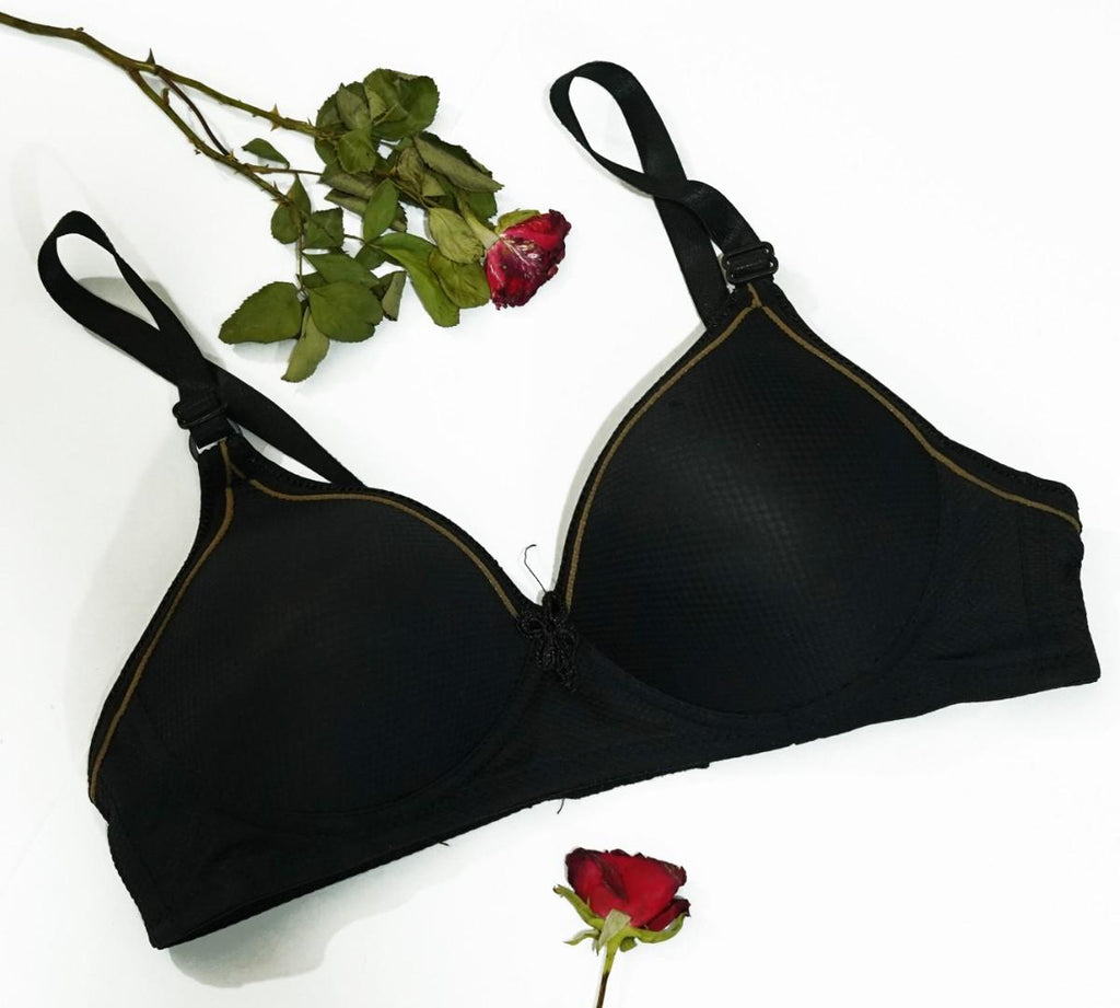 Dotted Comfy Soft Padded Bra